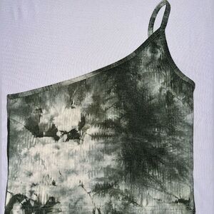 Shein Size Small Green Tank Top with Single Strap